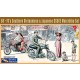 1/35 60-70s Southern Vietnamese and Japanese Motorbike Set