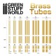 Brass Tubes Assortment (aprox. 50-60pcs, various sizes)