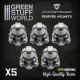 Puppetswar Reapers Helmets for 28/32mm Wargame Miniatures