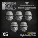 Puppetswar Masked Sturmpioniere Heads for 28/32mm Wargame Miniatures