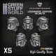 Puppetswar Masked Legionnaire Helmets 2 for 28/32mm Wargame Miniatures