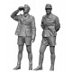 1/16 WWII German Dak Officer set (2 figures)