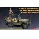 1/24 1/4 ton 4x4 Utility Truck Cal. 50 M2 Machine Gun with Blond Girls Figure