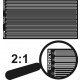 1/48 PE Strips 0.3-1.0mm (total dimensions 100x50mm)