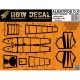 1/48 Albatros D.V &amp; D.Va Light Wood Yellow Base White Decal for Eduard kits