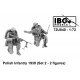 1/72 Polish Infantry 1939 Set #2 (2 figures)