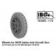 1/72 90/53 Italian Anti Aircraft Gun Wheels for IBG kit #72159