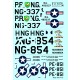 Decals for 1/48 ANG Republic P-47 Thunderbolt