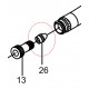 Needle Chuck Nut for Sparmax Airbrush Max DH GP SP020 SP575 Each