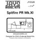 1/48 Spitfire PR Mk.XI Vacuum Form Canopy for ICM/Ocidental Model kits