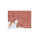 1/32 1/35 Roof Tiles ''Heart Bricks'', Medium Red (195pcs, each 1.28 x 0.69 x 0.12 cm)