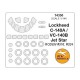 1/144 Lockheed VC-140B / C-140A Jet Star Masks for Roden #316 #324