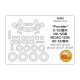 1/144 Provider C-123B/K/HC-123B/NC/AC-123K/UC-123B/K Masks for Amodel #1404/1405/1407