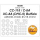 1/144 CC-115 / C-8A / XC-8A Buffalo Masks for Amodel #1409 #1418 #1419