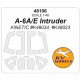 1/48 US A-6A/E Intruder Canopies Masks for Kinetic #48034 #48023