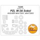 1/72 PZL W-3A Sokol Masks for Answer #AA72001, #AA72002