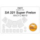 1/72 SA-321 Super Frelon Masking for Whirlybird Decals