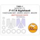 1/72 F-117A Nighthawk (double sided) Masking for Hasegawa #E1/00833/02011/02256 kits