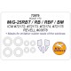 1/72 MiG-25RBT/RB/RBF Masking for ICM #72172, #72173, #72174