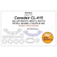 1/72 Canadair Cl-415 Double Sided Masking Heller 80370/73/52702/Revell 4998/Italeri 1362