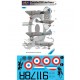 1/48 Dewoitine D.501 over France part II. 2 Decal Options for AMG, Hi-Tech kit