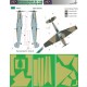 1/24 Messerschmitt Bf 109E Late scheme pt.I. Camo Painting Mask for Airfix