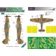 1/24 Hurricane Mk.I Battle of Britain Camouflage Painting Mask for Trumpeter