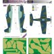 1/32 Hellcat Mk.I/Mk.II FAA Camouflage Painting Mask for Hasegawa, Trumpeter