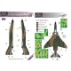 1/32 McDonnell Douglas F-4 USAF in Vietnam Camo Painting Mask for Tamiya/Revell