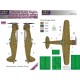 1/32 Macchi C.200 Saetta Tropical snakelike pattern Camo Mask for Craftworks