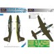 1/48 A-20G Boston Camouflage painting mask for AMT, Italeri, Revell kit.