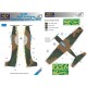 1/48 Douglas A-1H Skyrider USAF in Vietnam Camo Mask for Italeri/Tamiya kit