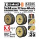 1/35 StuG/Pz III Spare Wheels 75mm & 95mm PATTERN D