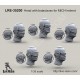 1/35 Heads w/Balaclavas for MICH Helmets (H-Nape) (5 Heads)