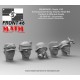 1/35 Schwabenland Army Infantry Head Set - Front 46 (5pcs)