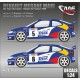 1/24 Renault Megane Maxi Bugalski, Ragnotti - Tour de Corse 1996 Decal