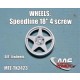 1/24 18'' Speedline Wheels 5 Spoke 4 Screw