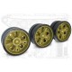 1/35 T-55A Road Wheel set (16pcs) with Standard and 4x Reinforced Hub for Takom/MiniArt