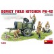 1/35 Soviet Field Kitchen PK-42 (Field Kitchen+4 figures)