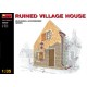 1/35 Ruined Village House (House Size L x H x W: 185mm x 225mm x 45mm)