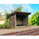 N Scale 1/160 Half-Timbered Shelter Wooden Structure Kit