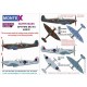 1/24 Spitfire VIII Masks for Airfix kits - 32 Sq, 81 Sq RAF 1944