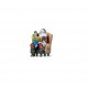 HO Scale Father Christmas and Boy (assembled painted 3D figures)