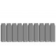 HO, TT, N Scale Easy-Track Railway - Pillar Element (10pcs, 16 mm x 16 mm x 58 mm)