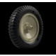 1/16 SdKfz 250 Road Wheels with Spare (Gelande)