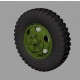 1/35 US M35 & M109 Trucks Road Wheels (Goodyear, 11pcs)