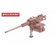 1/35 US Browning Machine Gun caliber 12.7mm in Tank version