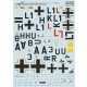 Decal for 1/48 Messerschmitt Bf-110 Aces Part-3