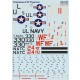 Decals for 1/72 Grumman F7F Tigercat