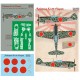 1/48 Nakajima Ki-84 Hayate Mask and Decal - Ko. 2 Yuso Hikotai (ferry formation)